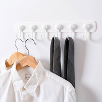 Hangers Paste-free hole-free clothes clothes hook strong viscose kitchen bathroom wall door-to-door rear wall hanging