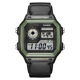 Casio men's watch small square retro square student outdoor multi-functional sports electronic watch AE-1200WH