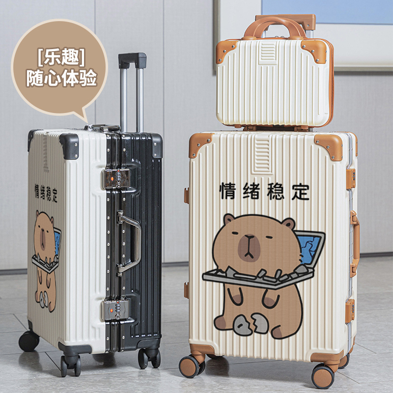 2026 New Style Suitcase, Thickened and Durable, Male Student Trolley Case, Silent Large-Capacity Travel Case, Cartoon Password Box 2026 New Style Suitcase, Thickened and Durable, Male Student Trolley Case, Silent Large-Capacity Travel Case, Cartoon Password Box