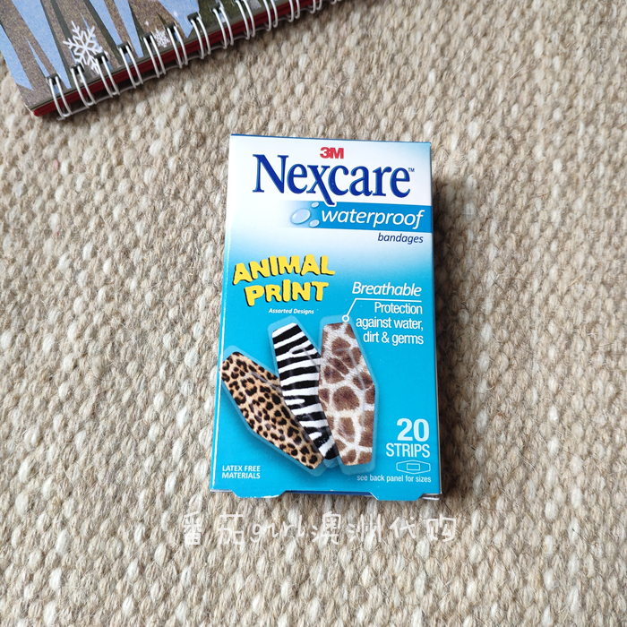 Spot Australia 3M Nexcare Nexcare animal pattern BAO WEN waterproof OK stretch 20 pieces