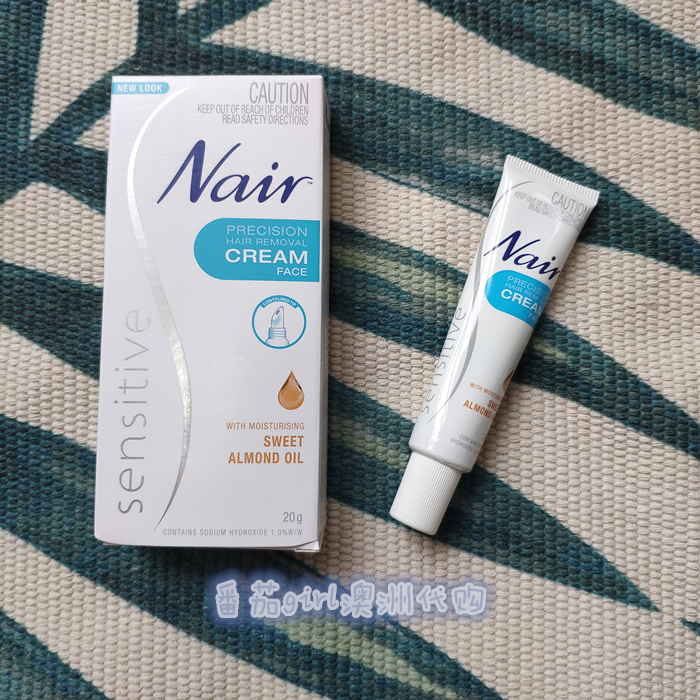Spot Australia nair sensitive skin face cheek lip body hair removal cream 20g75g two optional