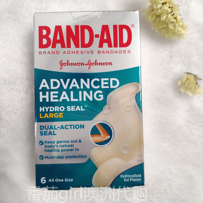 Spot Australia Band-Aid Bondi waterproof knee elbow large healing gel OK stretch 6 pieces