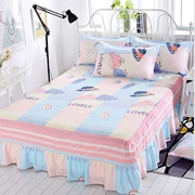 8 1 mét 2 mét nắp bảo vệ bụi bìa phong cách châu Âu giường bedspread váy bedspread con Single Double ký túc xá 1.8m - Váy Petti