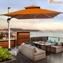 American Imports Sunbrella Outdoor Beach Umbrellas Open Terrace Garden Villa Courtyard Outdoor Large solar umbrella