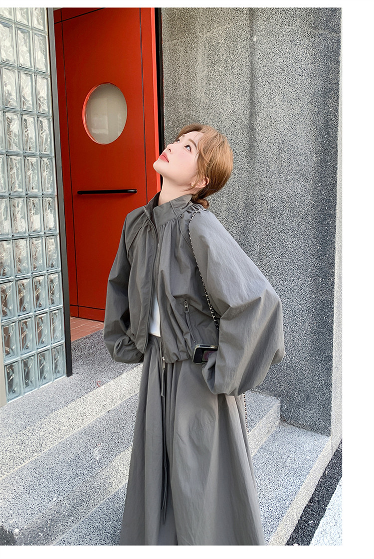 2点セット！【セットアップ】超可愛い 韓国風 ワークスタイル