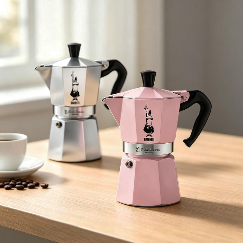 Bialetti Classic Moka Pot Home Espresso Maker Outdoor Portable Coffee Brewing Device