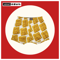 subreef dark island original spoof instant noodle arrow pants cotton couple four corners men and women home pajama pants plus size underwear