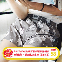 subreef dark islands ghost cartoon Aro pants pure cotton lovers four-corner underpants Men and women Home shorts Damp Sleeping Pants