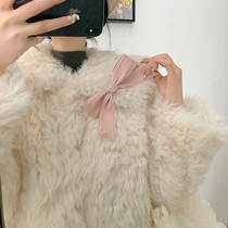 Han Milepeel Grass Woman 2020 new Fashion exploits young Skinny Little Fragrant Wind Trendy Fur One-piece Jacket Woman