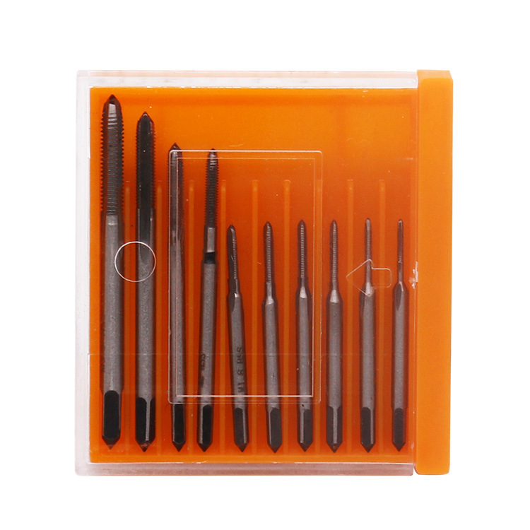 10PC miniature screw tapping and watch mini screw tapping combined multi-spec 10 plastic boxed M1-M3 5