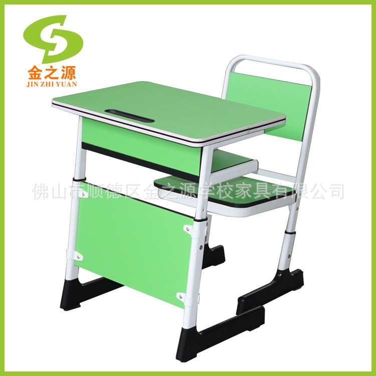 Jinzhiyuan furniture desks and chairs custom student single desks and chairs school can lift desks and chairs factory outlet