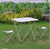 Folding dining table Outdoor folding table Portable table and chair Simple stall table Household dining table Study table Exhibition table