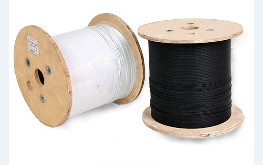 FTTH Outdoor Indoor 1-core 2-core Leather Fiber Self-supporting Leather Indoor Optical Cable 2 Steel Wires