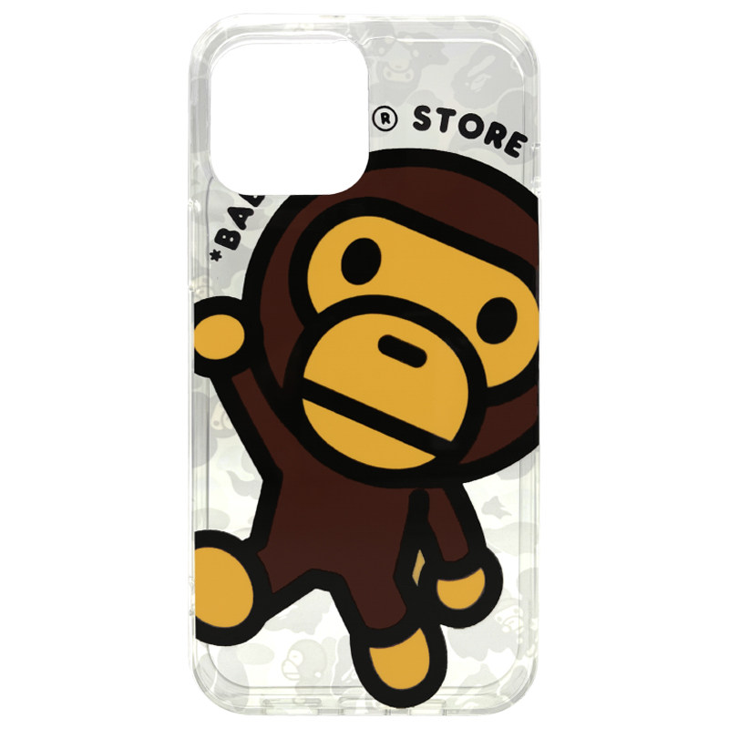 BAPE17PRO手机保护壳iPhone17PROMAX小猿人Milo高透16P适用于苹果14PRO防摔17软边14PM注塑一体成型15PRO 5