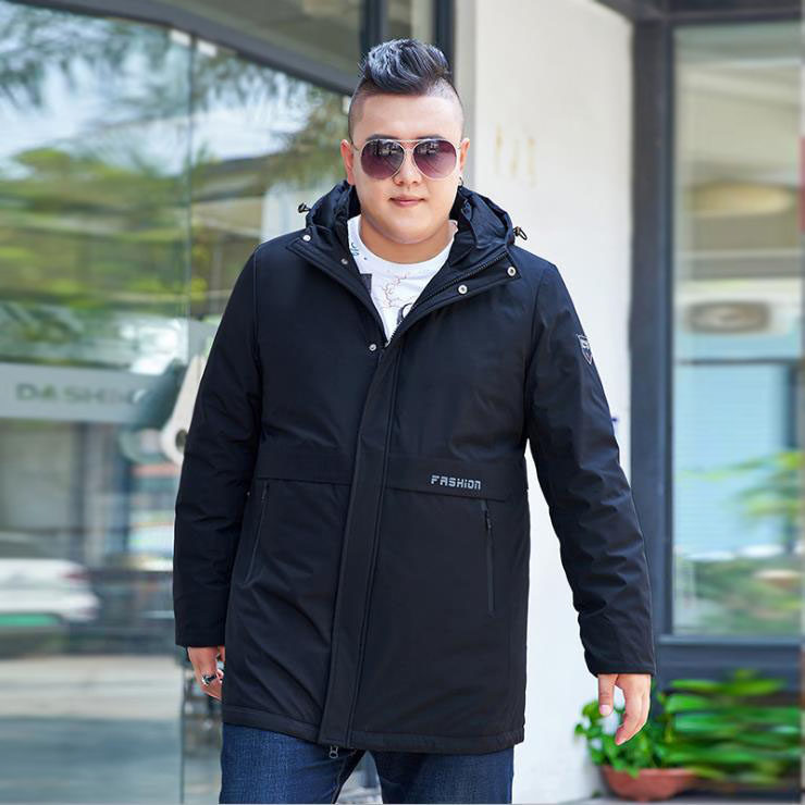 Elderly Living biliary duvet clothes male Gats to increase loose large size for winter thickened Living face detachable 60 years old wear