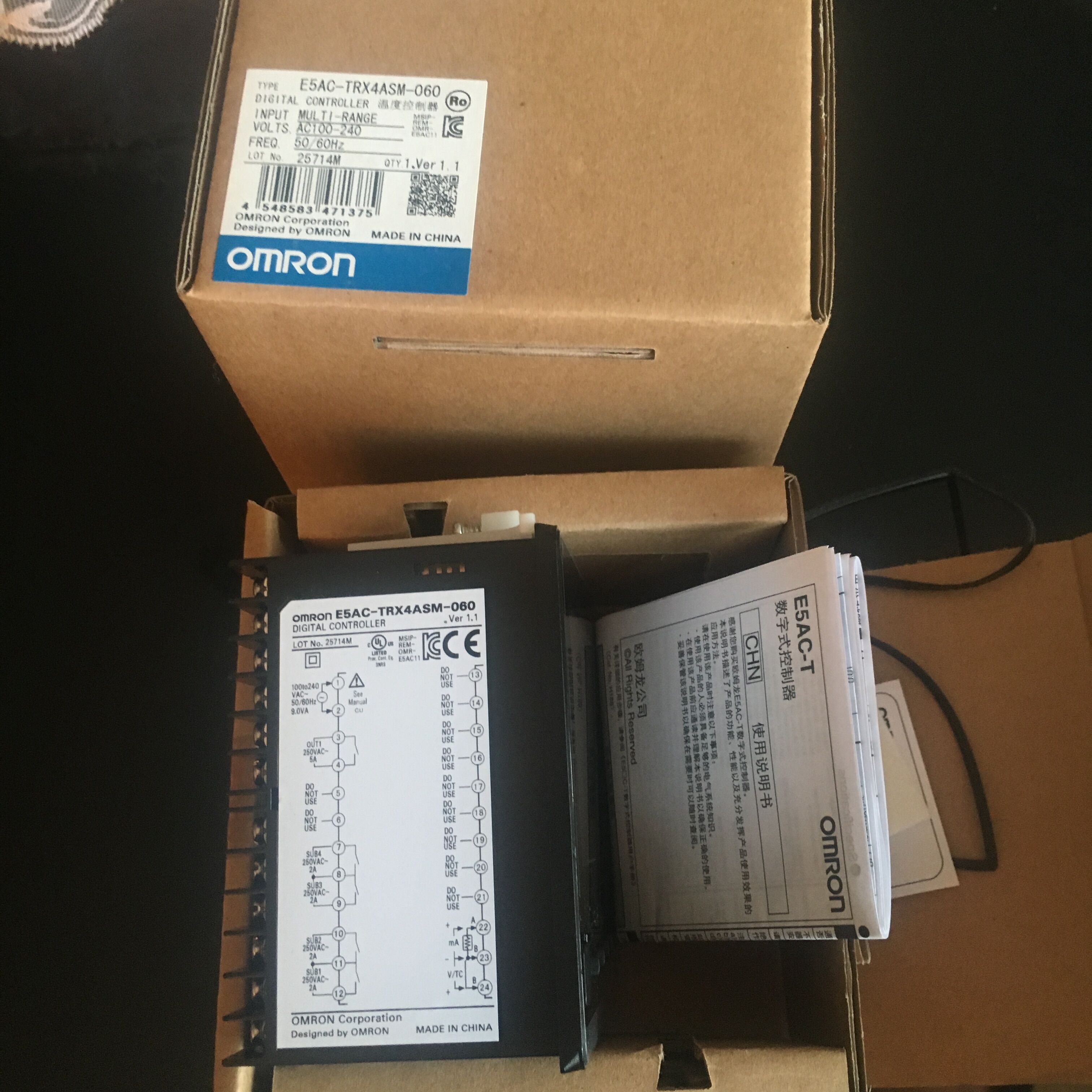 Thermostat E5EC E5AC-PR0ASM PROASM -800 800 804 E5AC-TRX4ASM-060