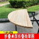 Round table folding home hotel solid wood fir table 10 people 15 people 20 people hotel round dining table