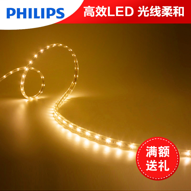 Philips Lights with LED Lights Lighting Room Ceiling Lights High Outdoor Waterproof Lighting 220V Soft Light Battery Dimming Tube