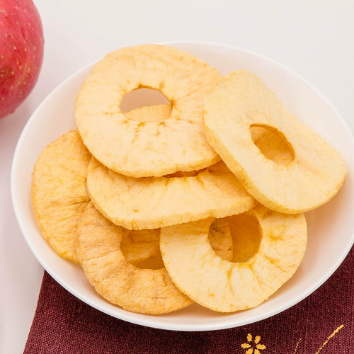 Оценка папы обезвоженного яблока Crispy Apple 25 г/сумка одна сумка = 3 яблока