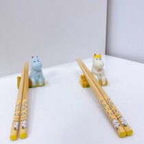 Exit Day single-day desktop swing piece Cartoon Mmin Ceramic Chopstick Rack Pen Holder Bay