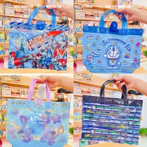 Cartoon childrens swimming bag beach bag waterproof handbag toiletry bag PVC hot spring bath bag