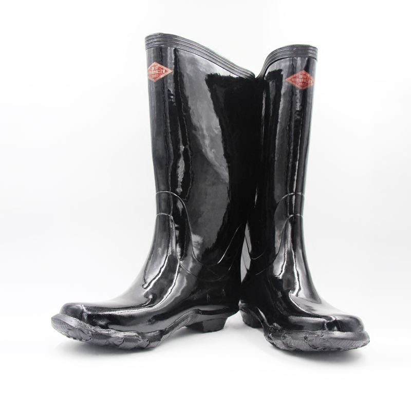 Sheng'an 6KV High Cylinder Electrics Insulation Boots 20kv Middle Cylinder Insulation Waterproof Rain Boots 25kv Rain Boots Labor shoes