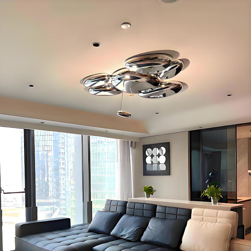 Italian Mid-Century Bauhaus Mercury Designer Ceiling Lamp for Living Room, Bedroom, Minimalist Dining Room Lamp, Creative Lamp