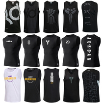 Loose quick-drying sports vest mens and womens waistless sleeveless t-shirt basketball running fitness training clothes Kobe AJ23