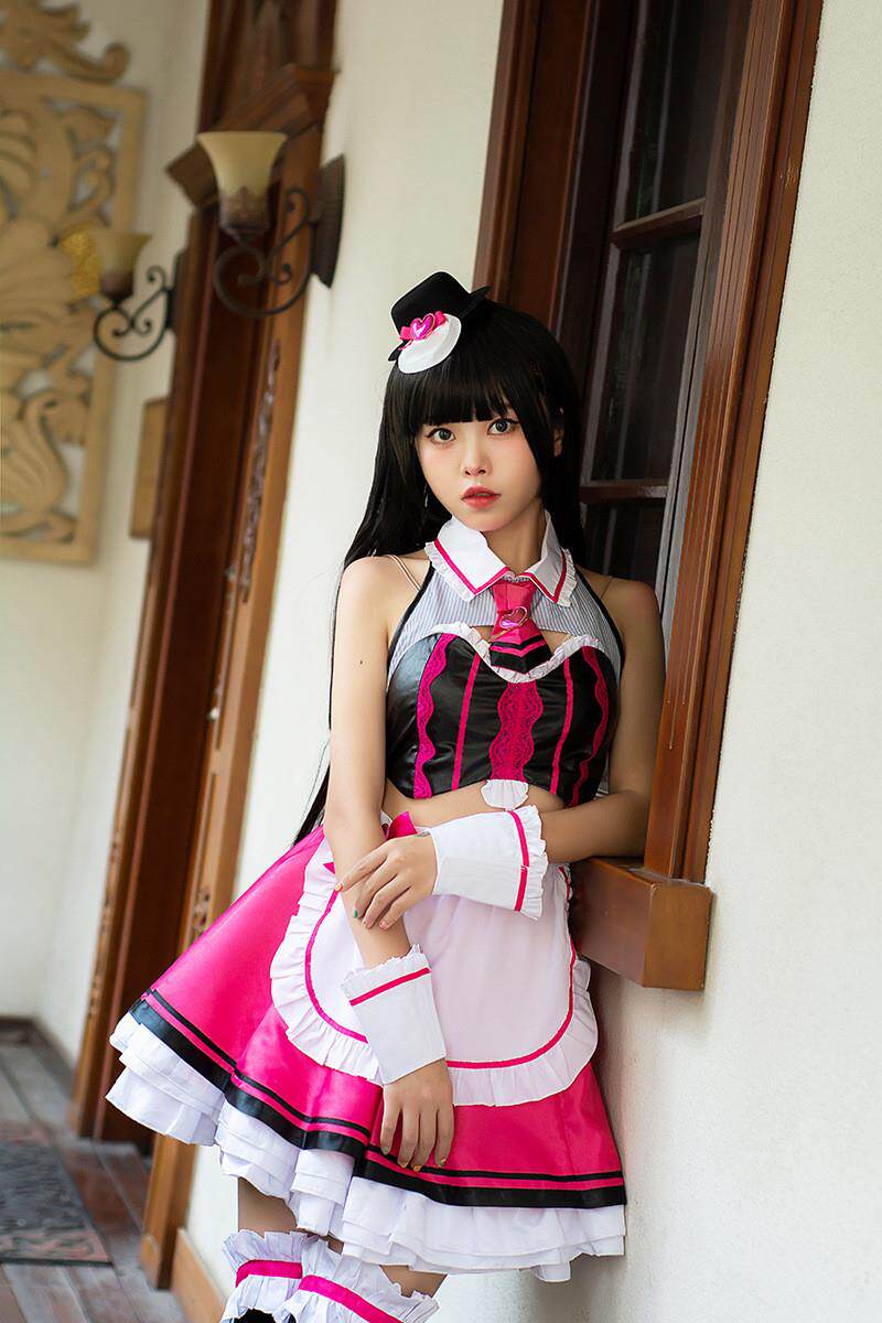 jk制服加工定制 fate fgo远坂凛cosplay服saber玛修情人节街头巧克力女仆装制服