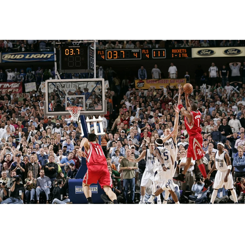 Basketball poster, microphone on wall, souvenir, custom-made
