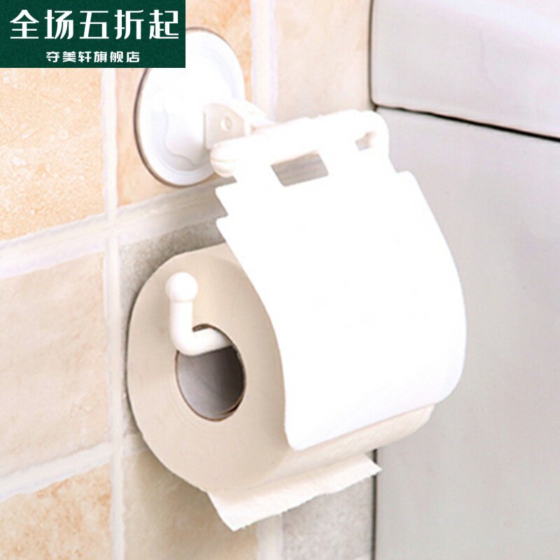 Creative bathroom suction cup toilet box Powder room incognito tissue holder Roll toilet paper holder Toilet paper roll toilet paper tube wholesale