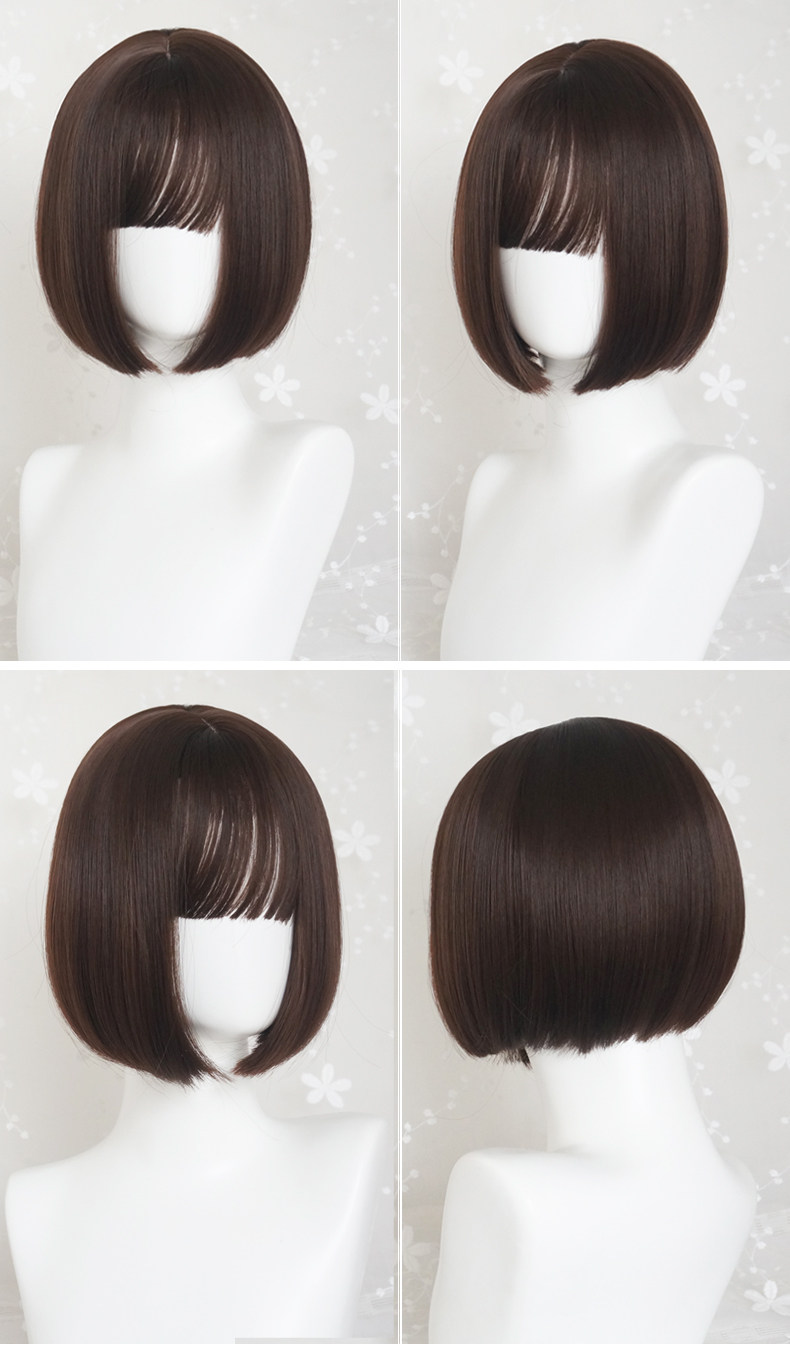 Perruque MEILIFANG    cheveux raides Court - Ref 2607650 Image 24