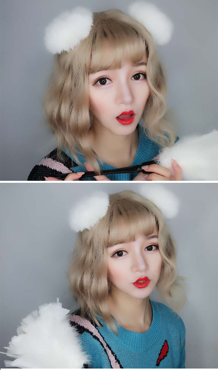 Perruque MEILIFANG    cheveux courts - Ref 2607703 Image 23