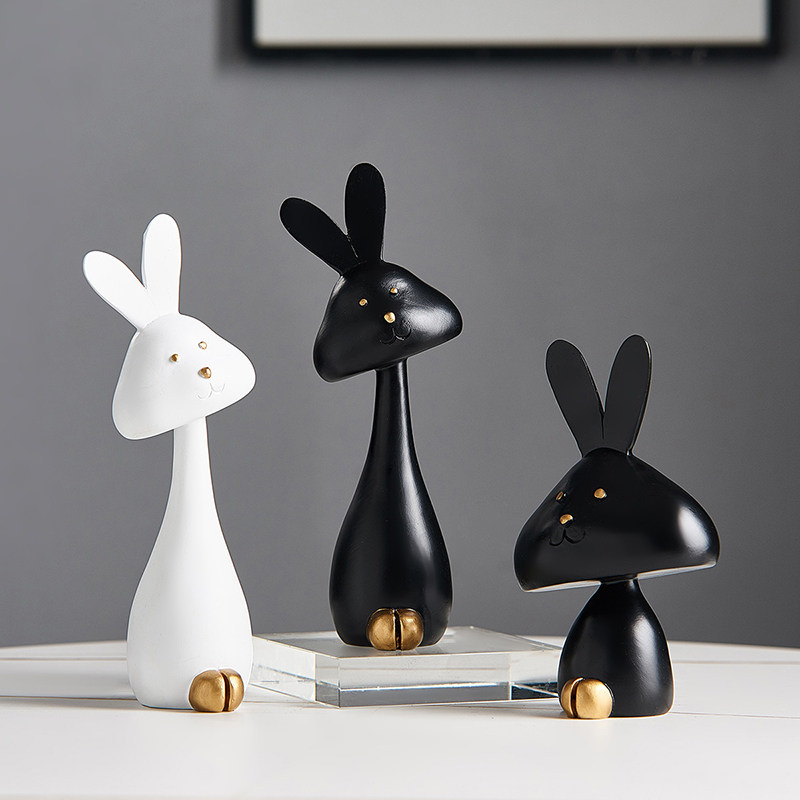 Creative Home Animal Swing Pieces Adornment Modern Minima Living Room Bookroom Desktop Small Pendulum children's room placement