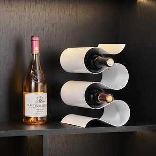 Red Wine Rack Decoration, Light Luxury, High-End, Creative Wine Rack, Wine Bottle Storage Shelf, Home Living Room Wine Cabinet Decoration