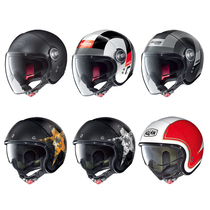Italy imported Nnia helmet motorcycle retro double lens half helmet N21 summer helmet fashion city