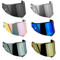 Italy AGV motorcycle helmet single lens Pista gp r Corsa black tea electroplated silver gold gilded goggles