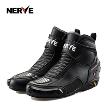 New German NERVE motorcycle boots warm racing boots shoes riding off-road motorcycle shoes knight boots men