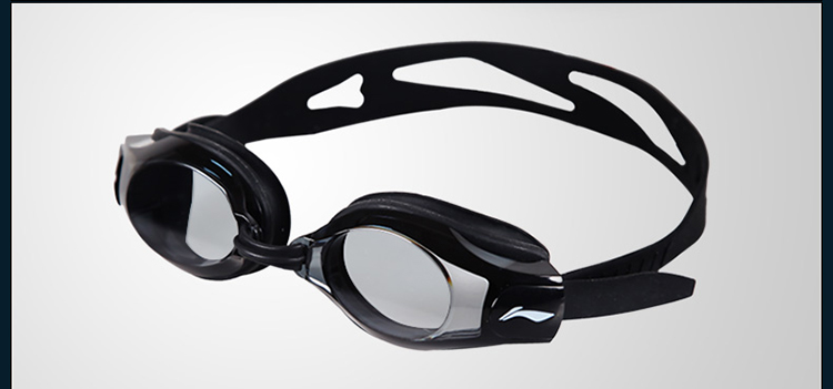 Kính râm Li Ning chính hãng HD hộp lớn chống ánh sáng chống sương mù chống cận thị với một số loại kính bơi nam và nữ - Goggles kính bơi seals