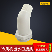 Air cooler outlet nozzle Ceiling fan Drain head outlet outlet unit fan interface Elbow Refrigeration accessories