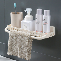 Toilet towel shelf Hole-free toilet wall-mounted multi-functional storage for shampoo shower gel shelf