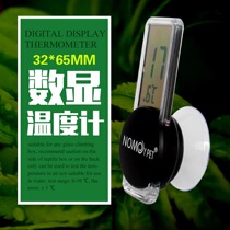 Rain thermometer digital display thermometer rain shower box reptile tortoise lizard hedgehog box thermometer suction glass