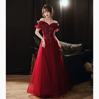 F-08 Wine Red Long Model