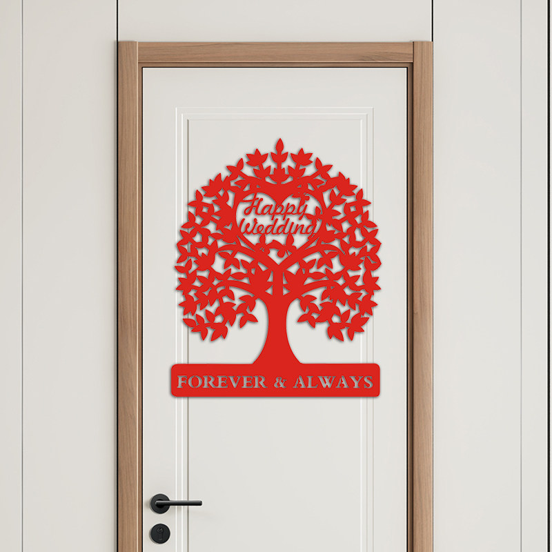 Decoration Suit Arrangement Supplies Wedding items Great all-wedding house door sticker door wedding sticker wedding special happy words