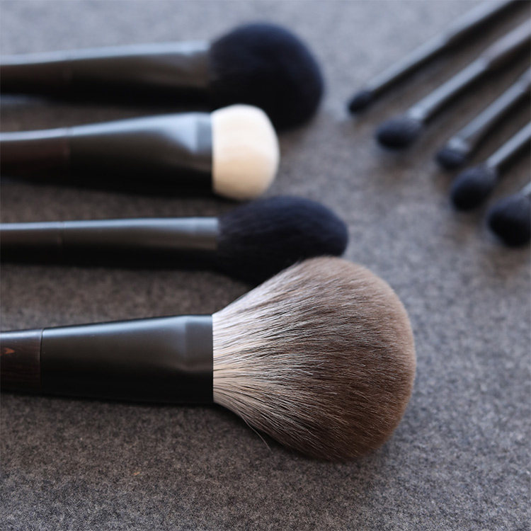(Umu series) handmade full range of animal hair makeup brush snow fox hair powder brushed wool blush brush eye shadow brush