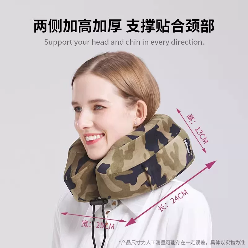 Камуфляжная дорожная подушка для шеи, подушка для полета на самолете, США
