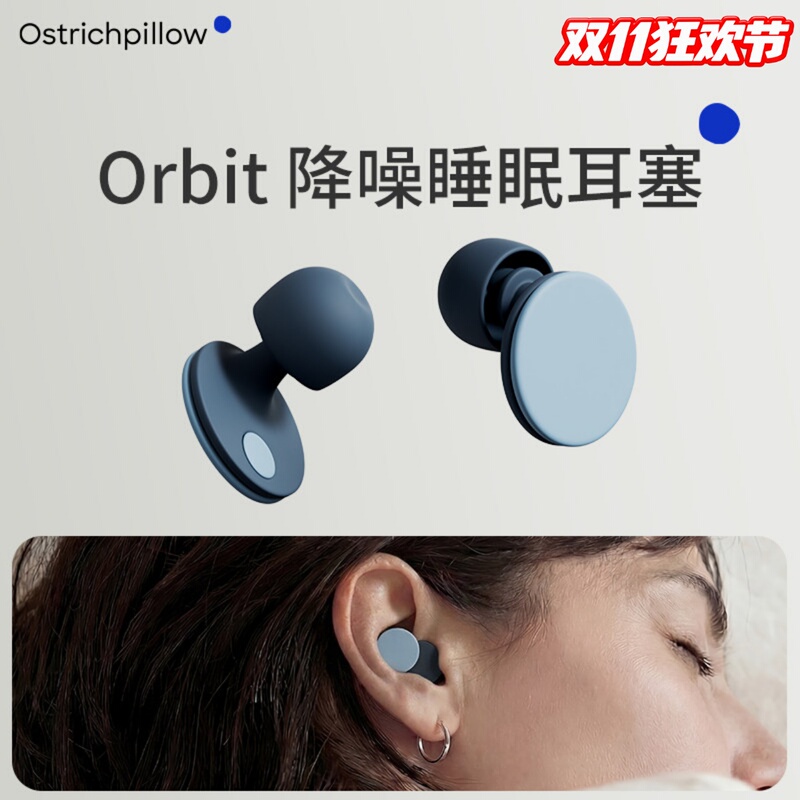 Spanish Orbit Professional Super Soundproof Sleep Earplugs for Snoring, Noise Reduction, Airplane Noise Reduction, Silent and Stress-Relieving