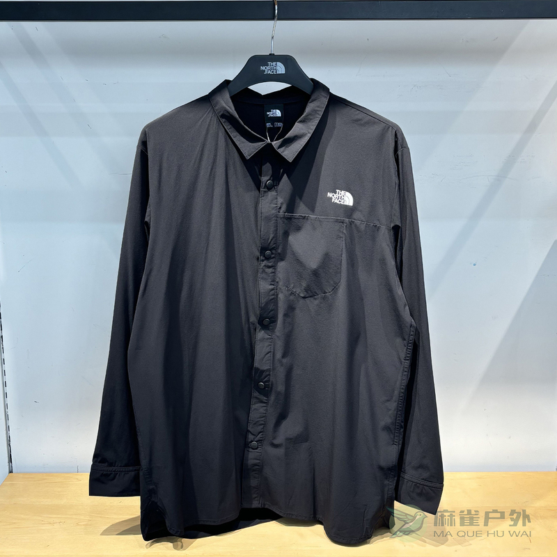 26 Spring/Summer New the North Face Outdoor Casual Shirt Turn-Down Collar Long Sleeve Shirt for Men | 4Ncq