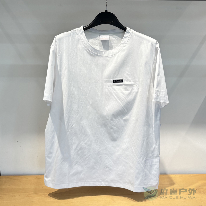 26 Spring and Summer New Columbia Outdoor Men's Round Neck Casual Breathable Short-Sleeved T-Shirt Am2143