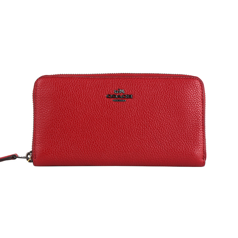 [Official Purchase] Coach Official Flagship Store Light Luxury Simple Fashion Clutch Wallet 58059